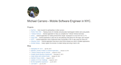 Desktop Screenshot of michaelcarrano.com