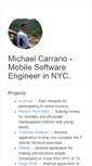Mobile Screenshot of michaelcarrano.com